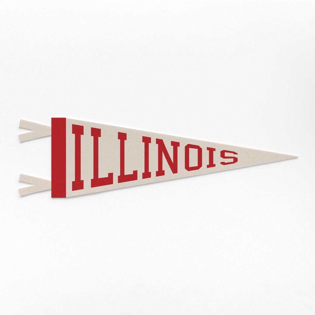 Illinois Varsity Felt Pennant