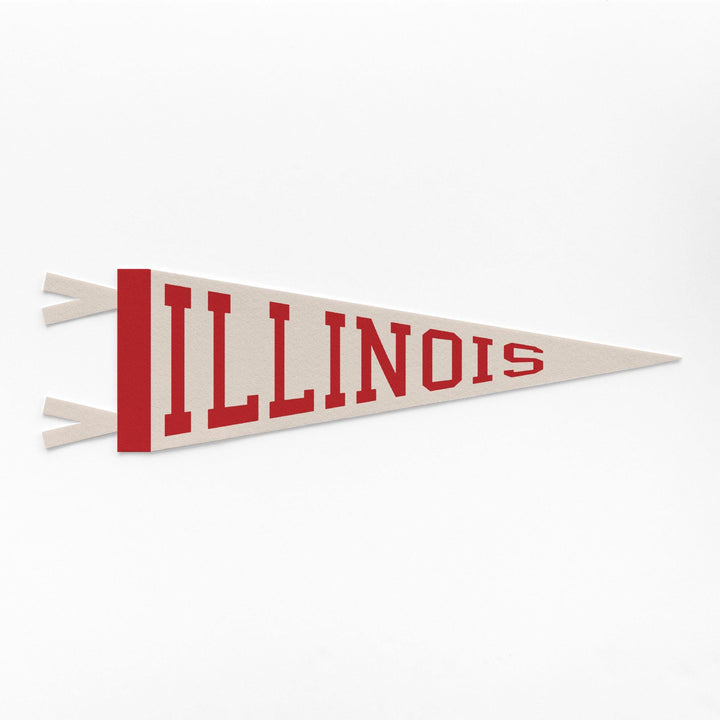 Illinois Varsity Felt Pennant