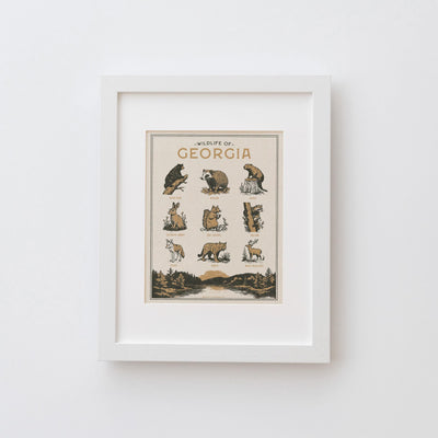 Georgia Wildlife Print