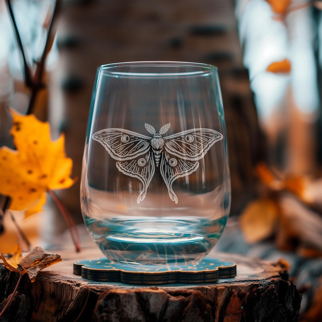 Luna Moth Glasses