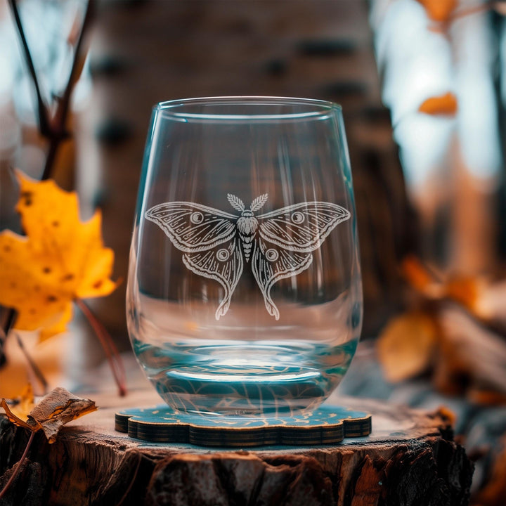 Luna Moth Glasses