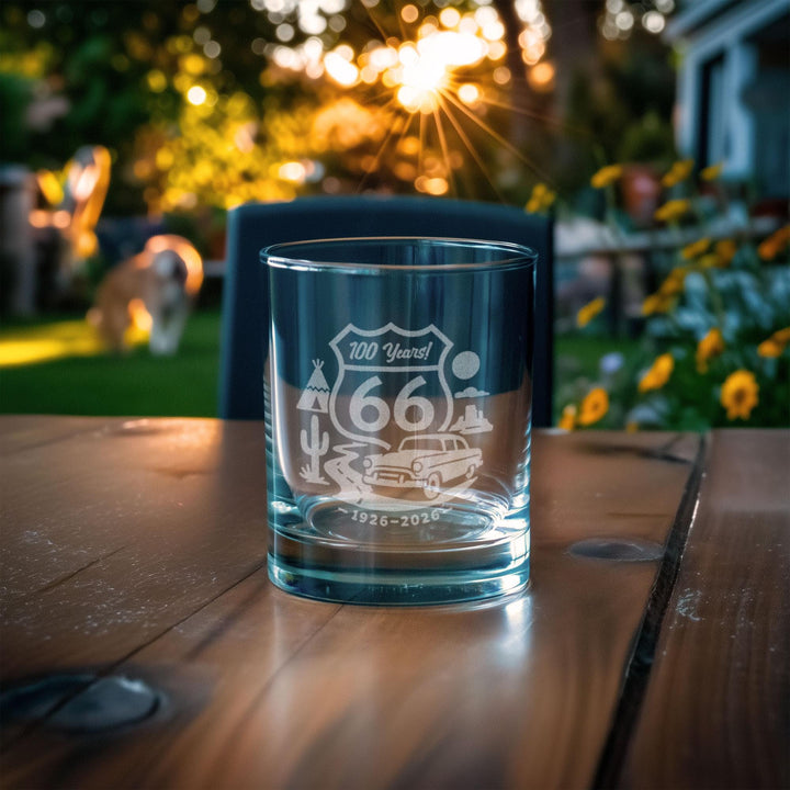Route 66 Centennial Glass