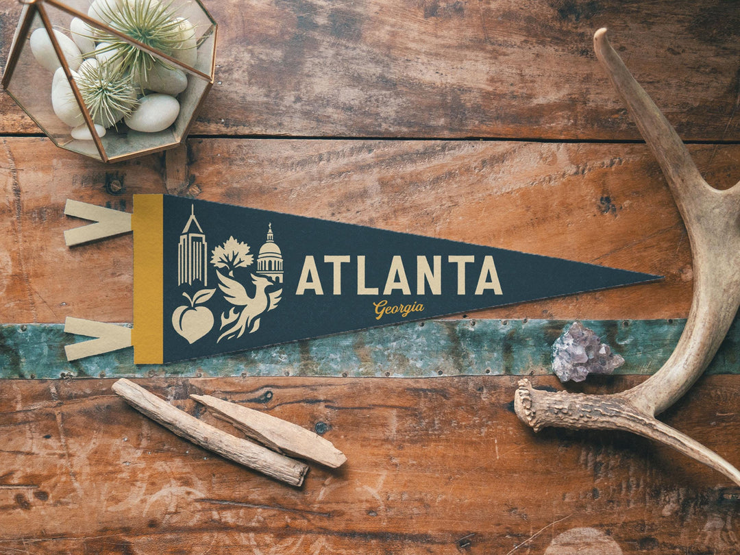 Atlanta Georgia Felt Pennant