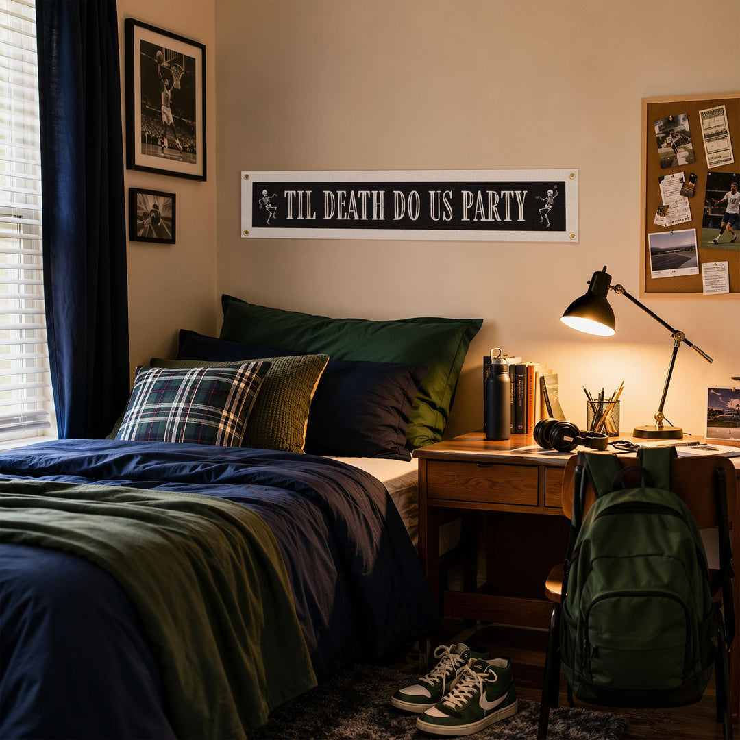 Til Death Do Us Party Felt Banner
