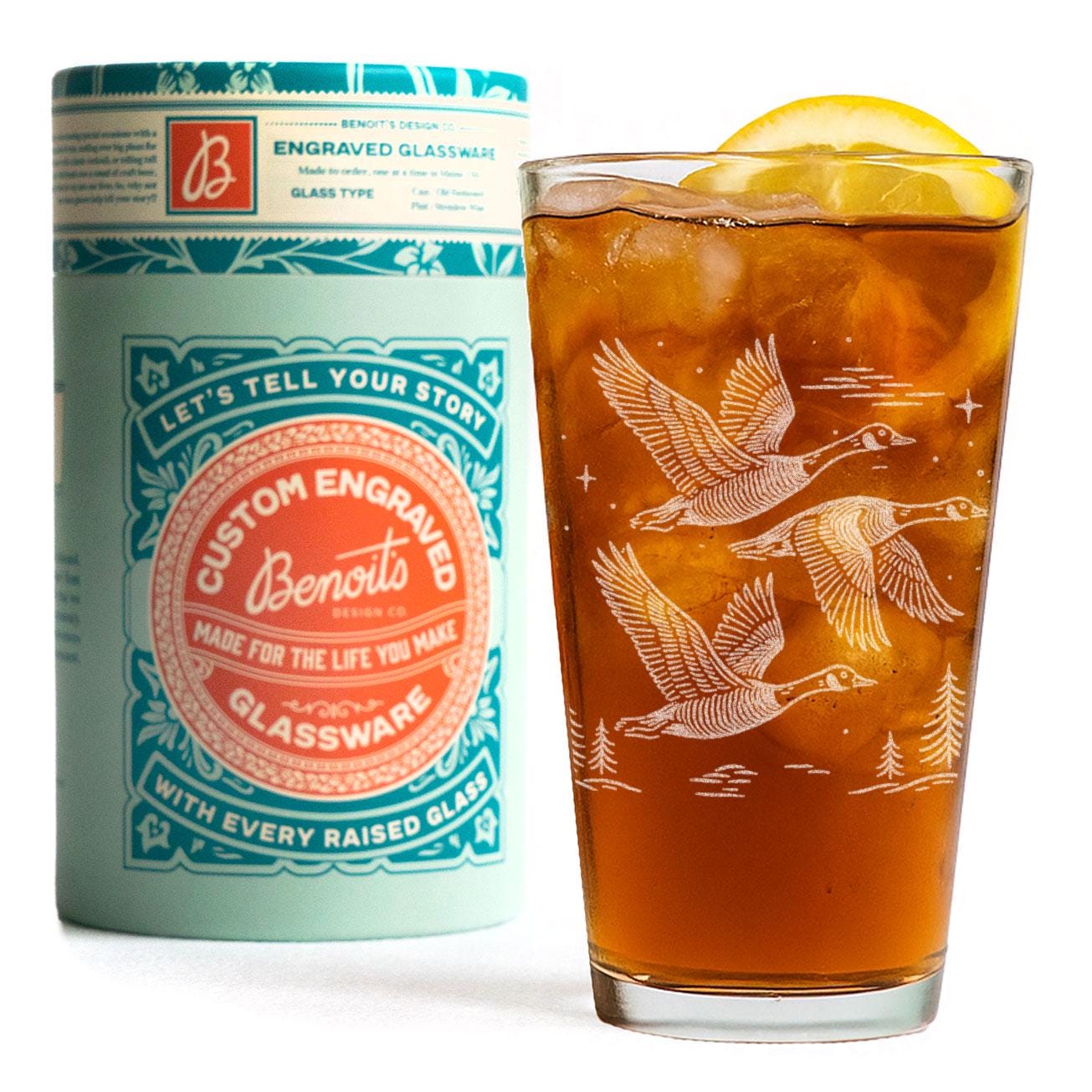 Canadian Geese Glasses