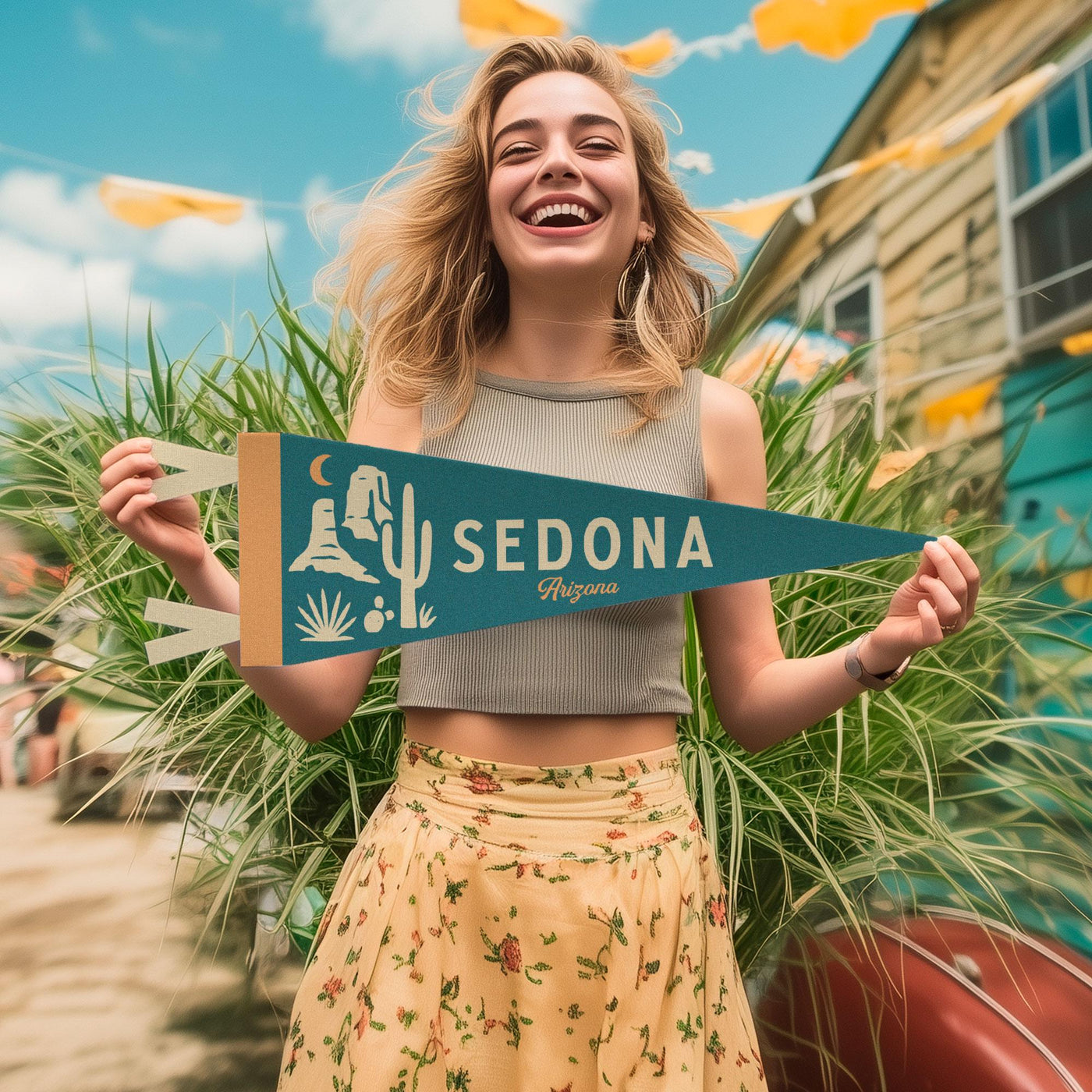 Sedona Arizona Felt Pennant