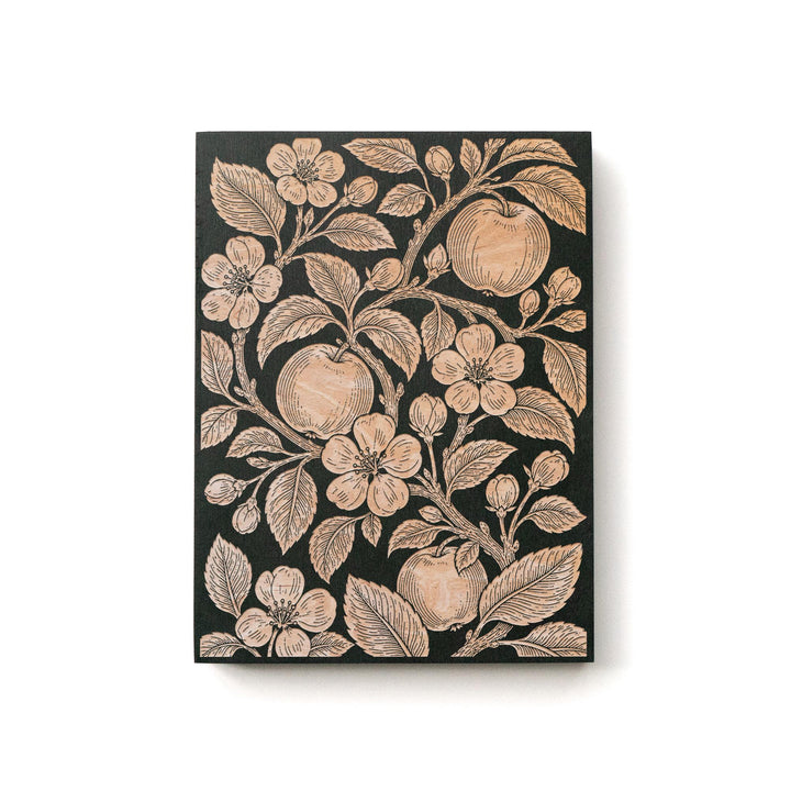 Apples Engraved Birch Art Panel