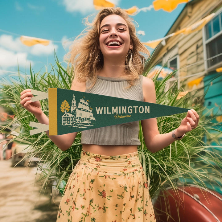 Wilmington Delaware Felt Pennant