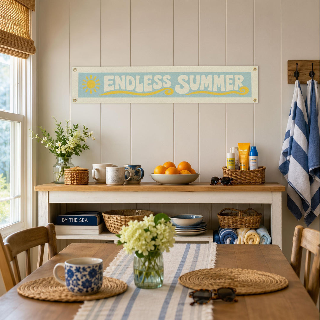 Endless Summer Felt Banner