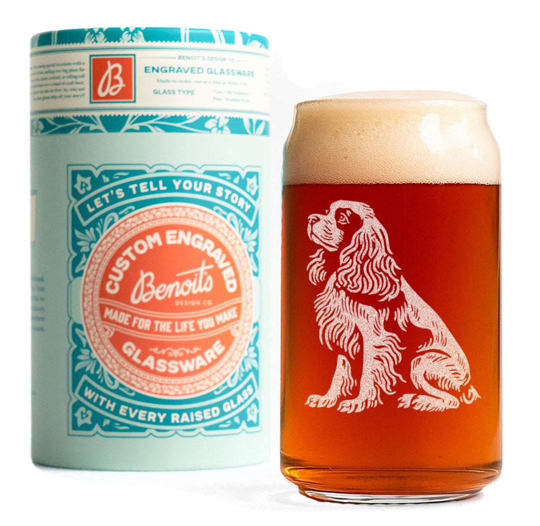 King Charles Customizable Dog Glasses