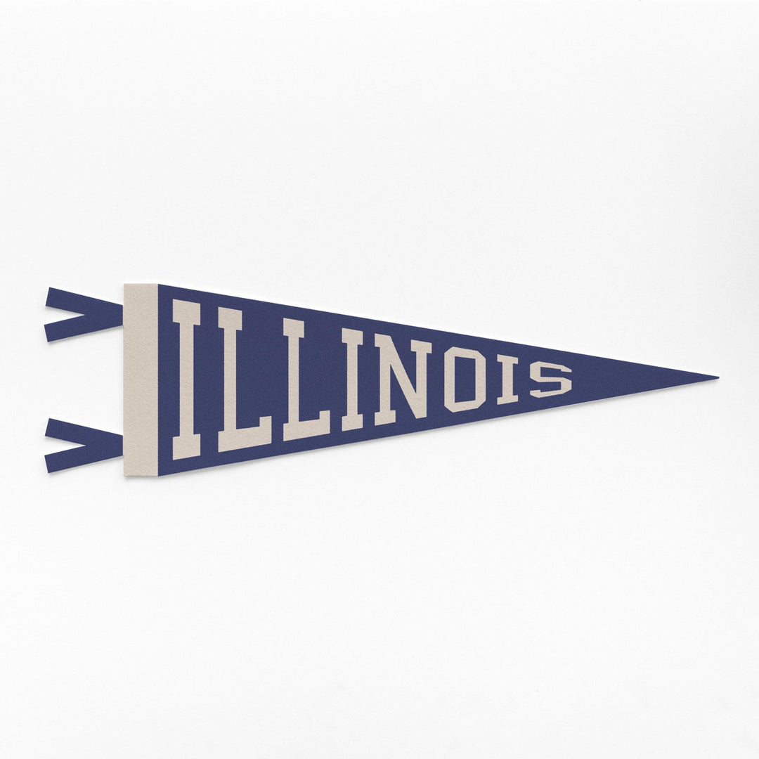 Illinois Varsity Felt Pennant