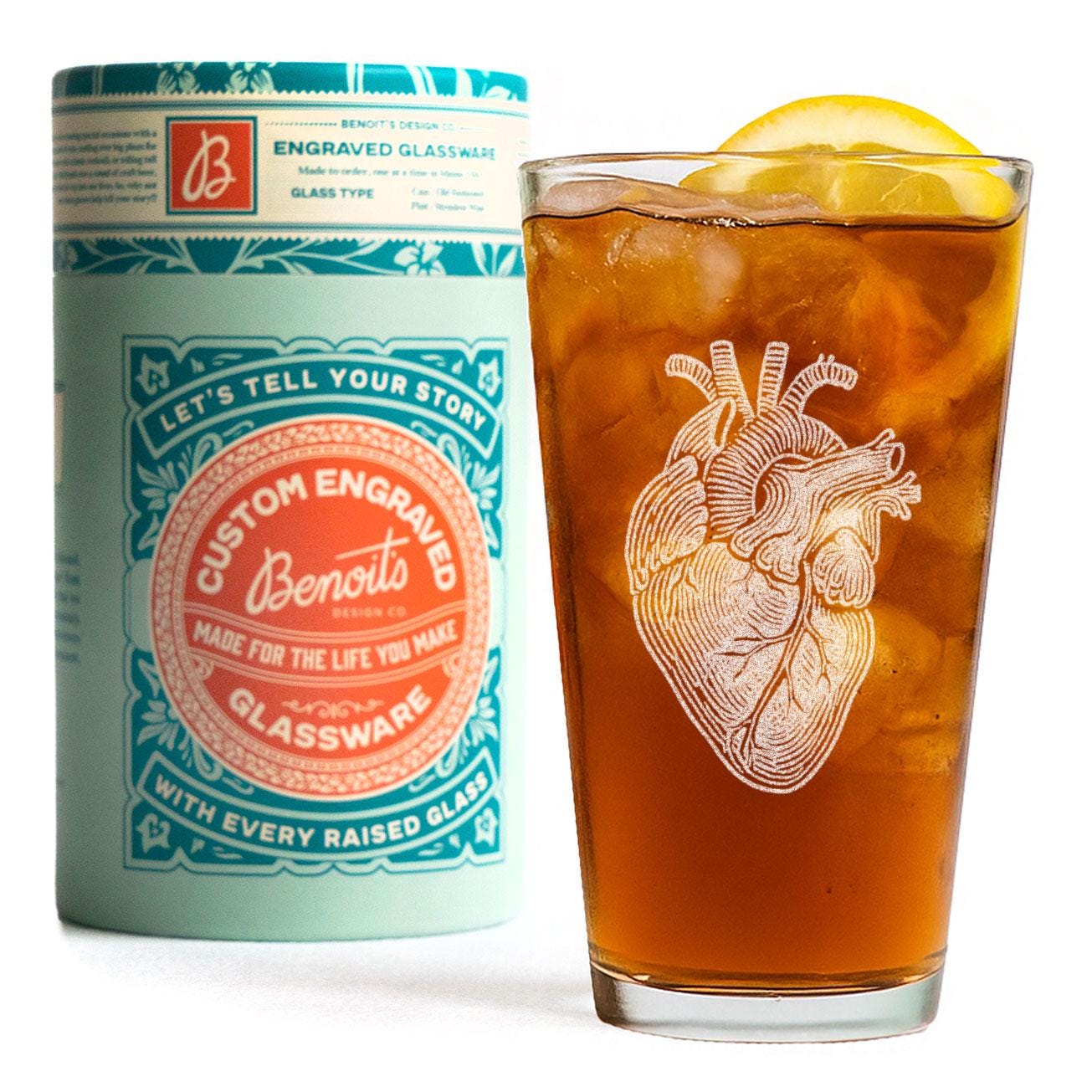 Anatomical Heart Glasses