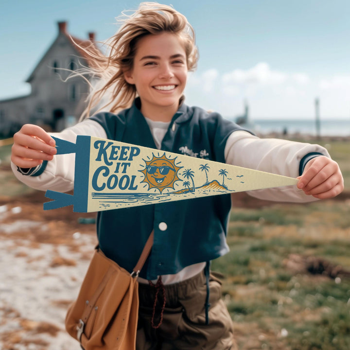 Keep It Cool Felt Pennant