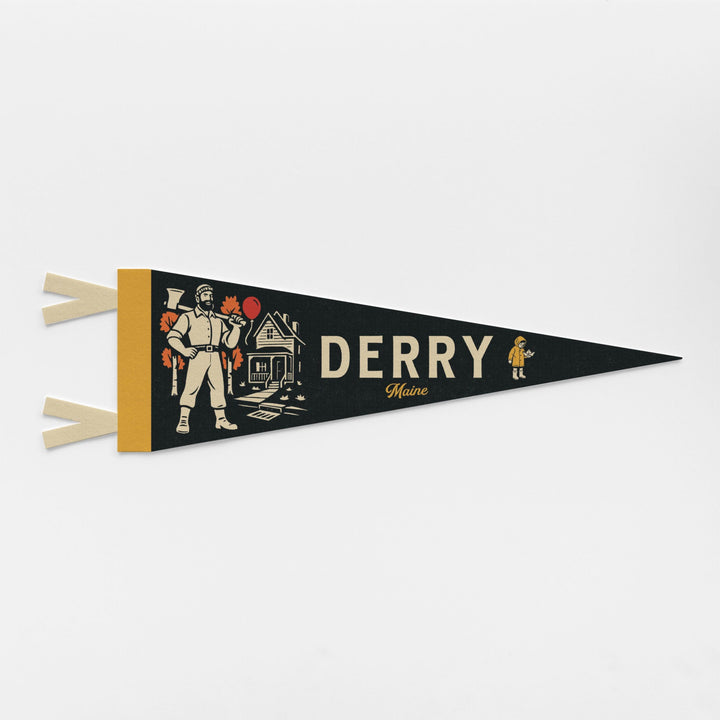 Derry Maine Felt Pennant