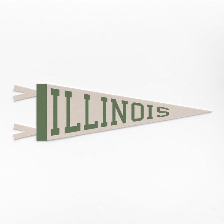 Illinois Varsity Felt Pennant