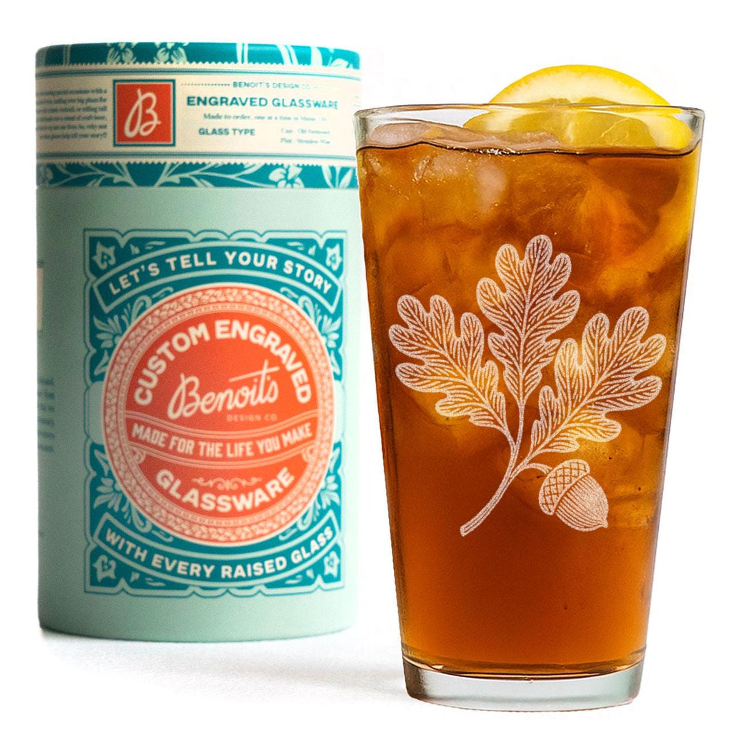 Oak Leaf &amp; Acorn Glasses