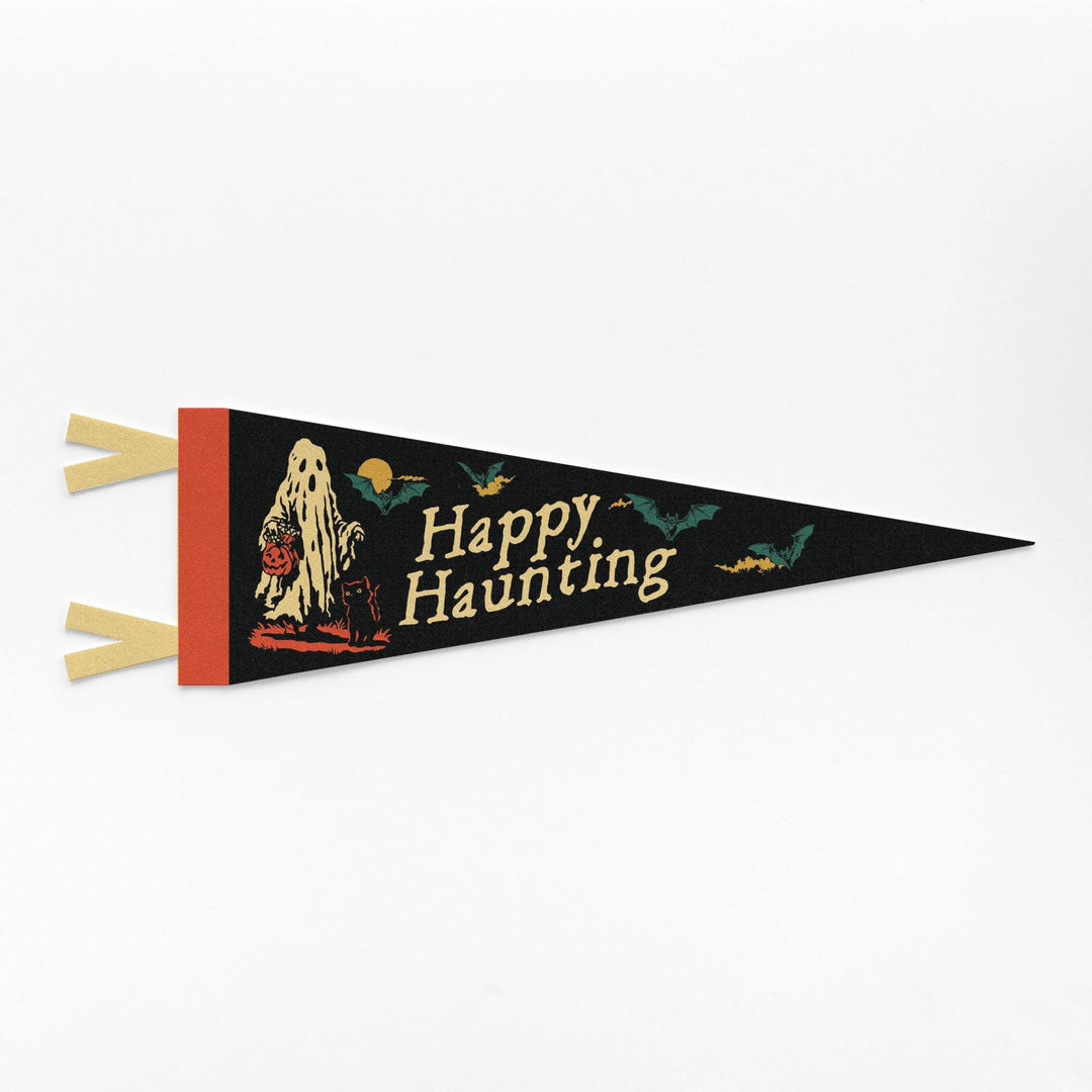 Happy Haunting Felt Pennant