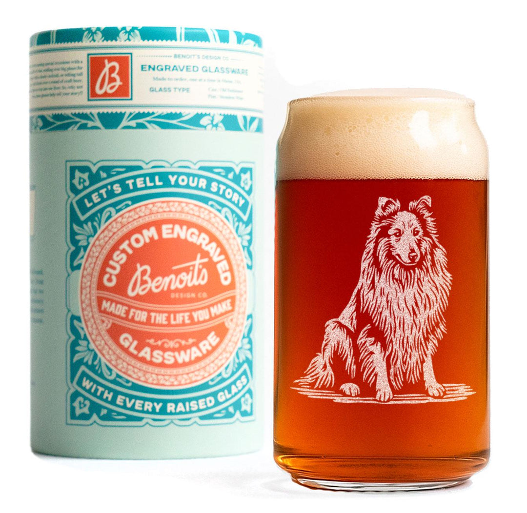 Shetland Customizable Dog Glasses