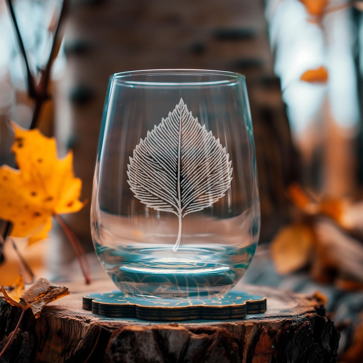 Birch Leaf Glasses