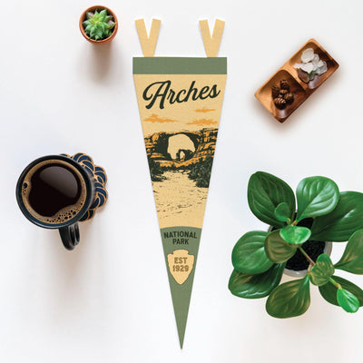 Arches National Park Felt Pennant