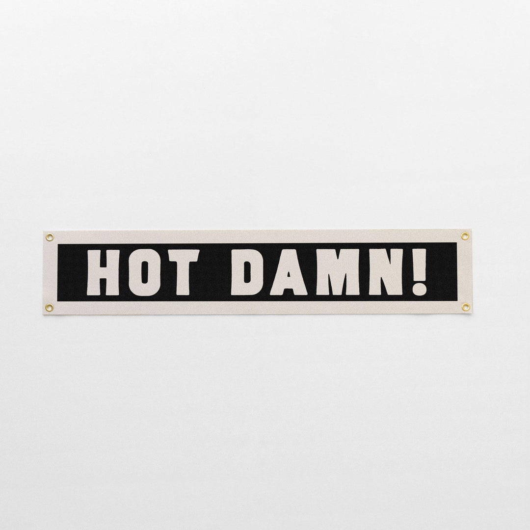 Hot Damn! Felt Banner