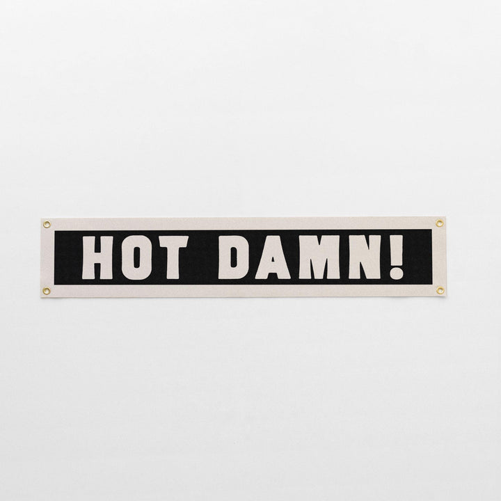 Hot Damn! Felt Banner
