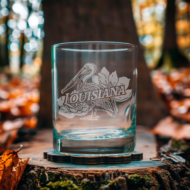 Louisiana State Bird Glasses