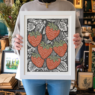 Strawberries Art Print