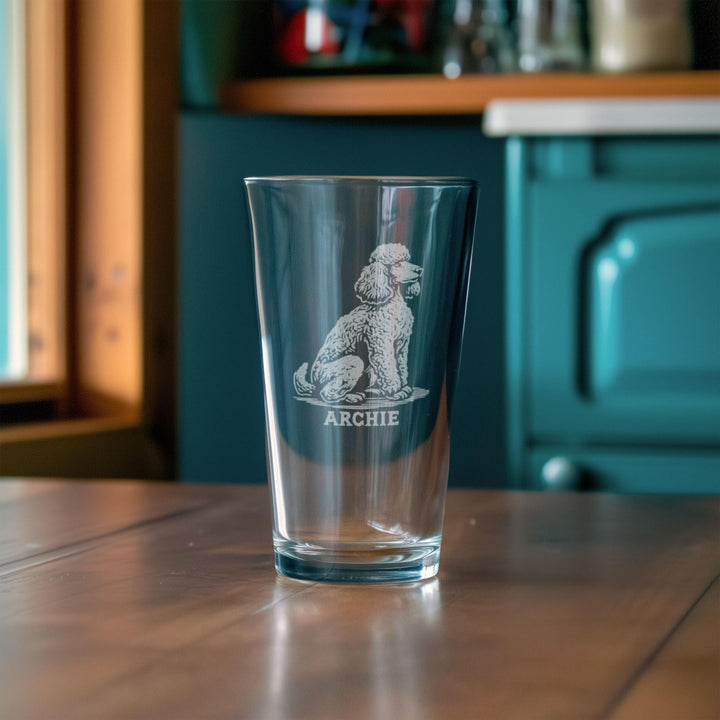 Poodle Customizable Dog Glasses