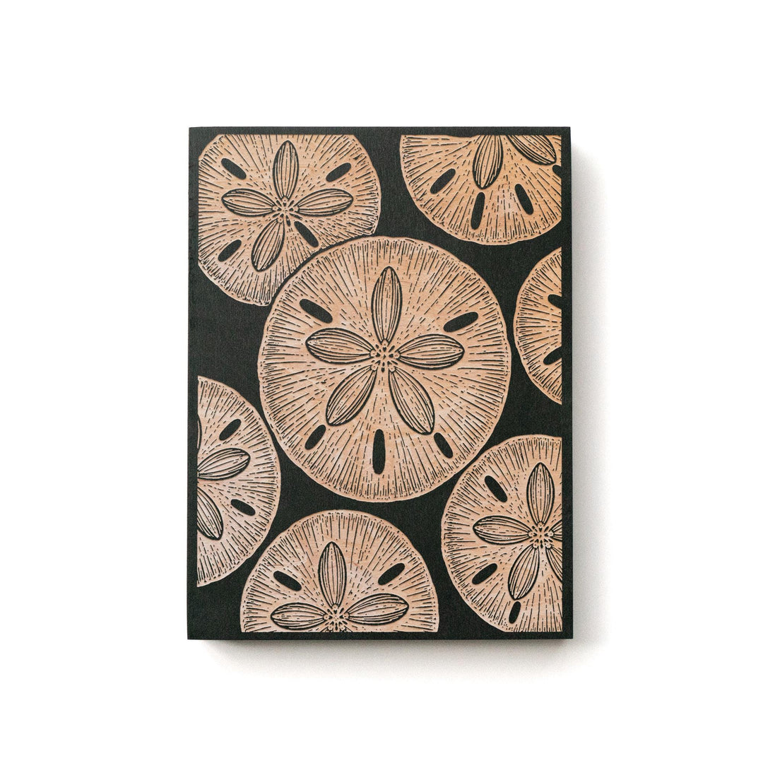 Sand Dollar Engraved Birch Art Panel