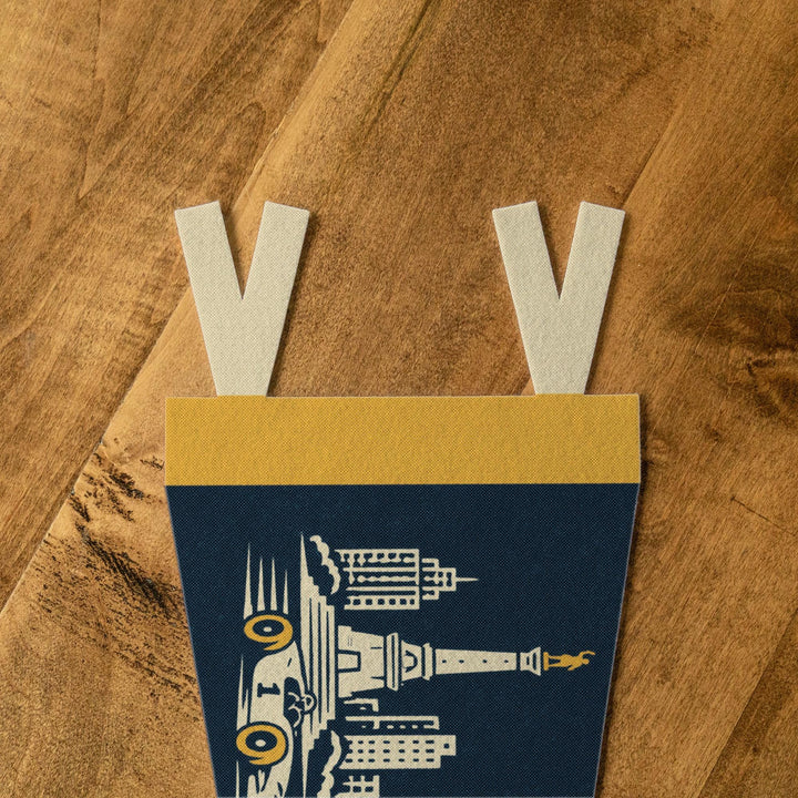 Indianapolis Indiana Felt Pennant