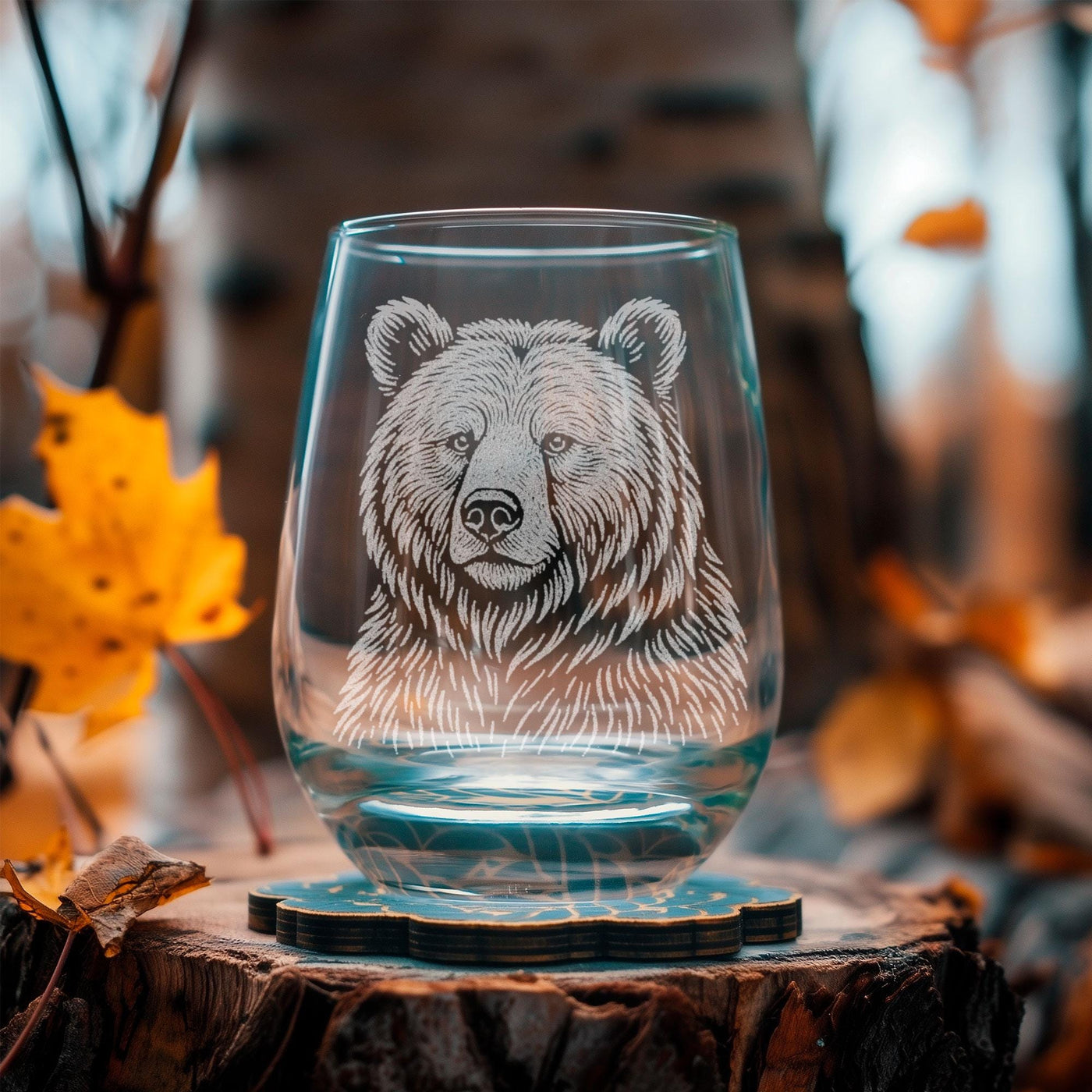 Bear Head Glasses