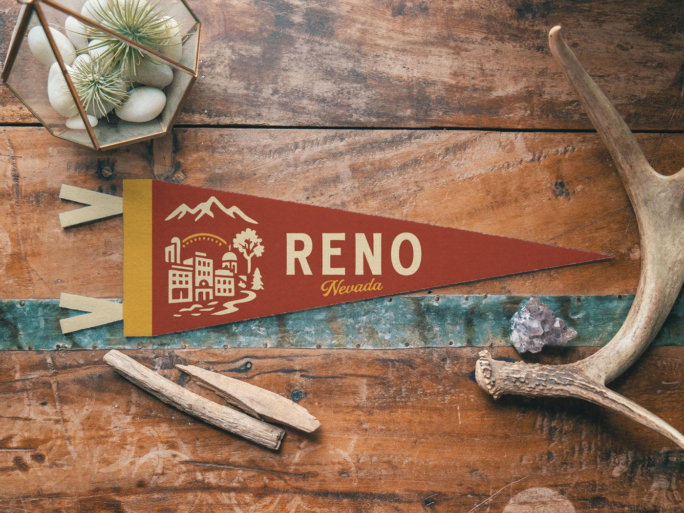 Reno Nevada Felt Pennant