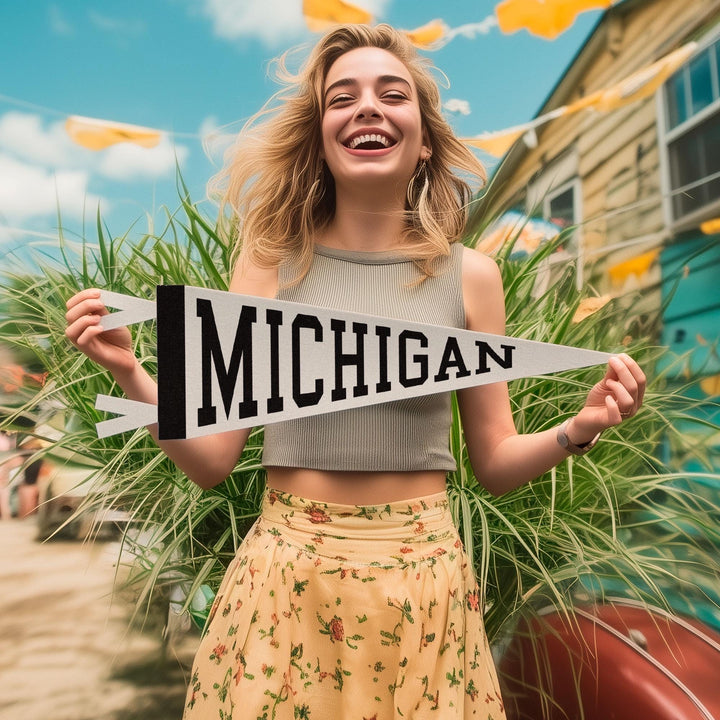 Michigan Varsity Felt Pennant