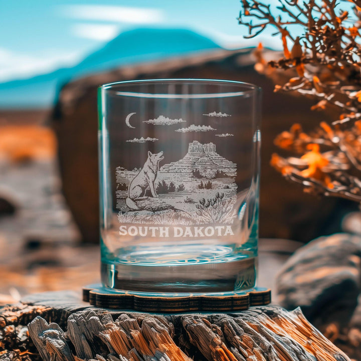 South Dakota State Coyote Glasses