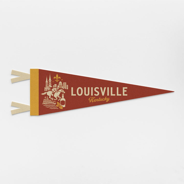 Louisville Kentucky Felt Pennant