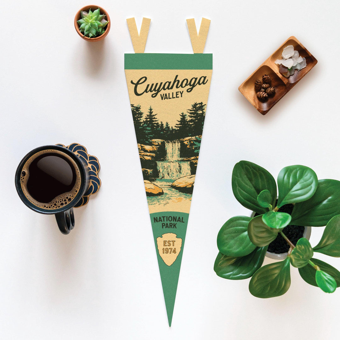Cuyahoga Valley National Park Felt Pennant