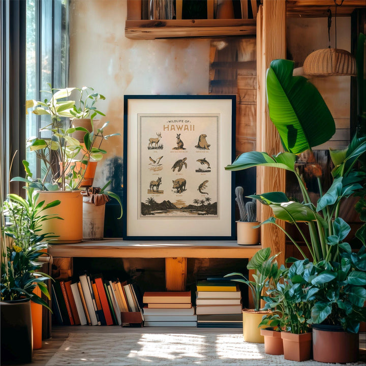 Hawaii Wildlife Print