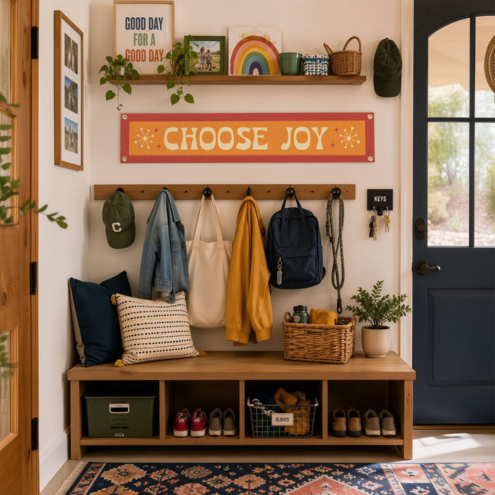 Choose Joy Felt Banner