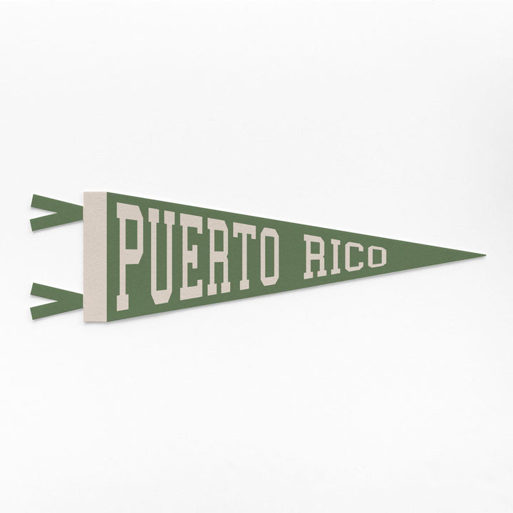 Puerto Rico Varsity Felt Pennant