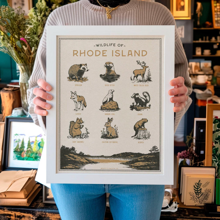 Rhode Island Wildlife Print