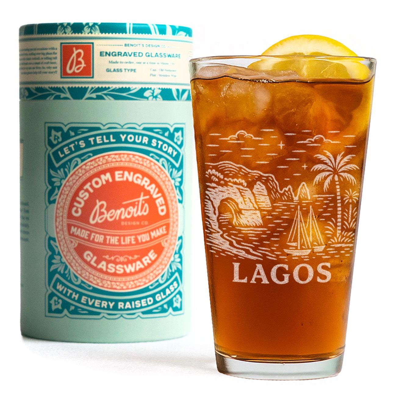 Lagos Nigeria Glass