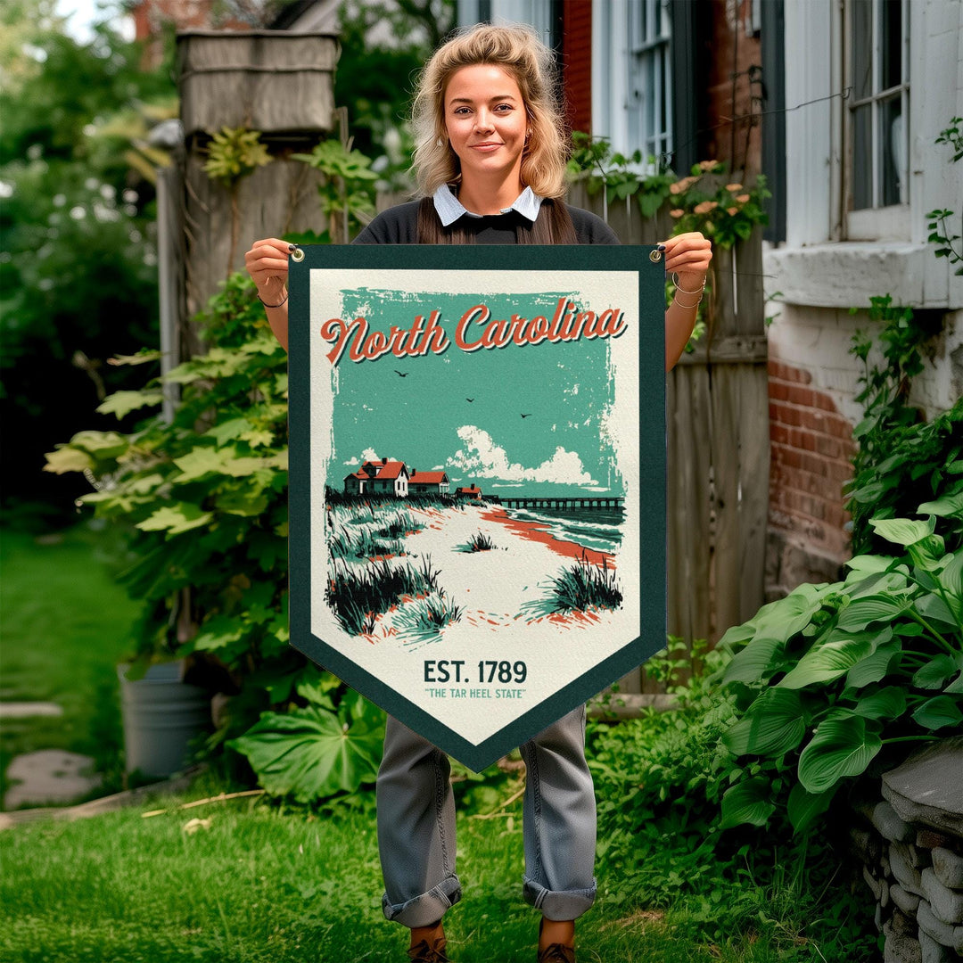 North Carolina Felt Camp Flag