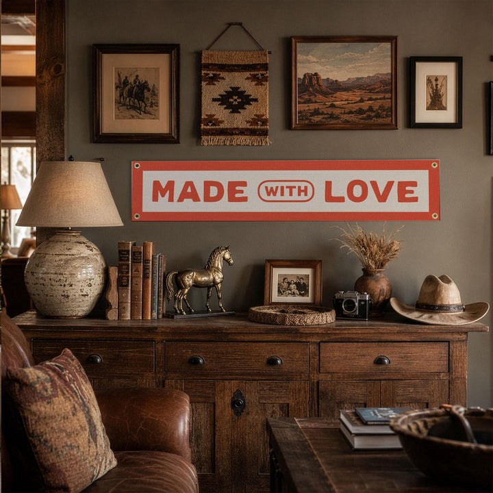 Made With Love Felt Banner