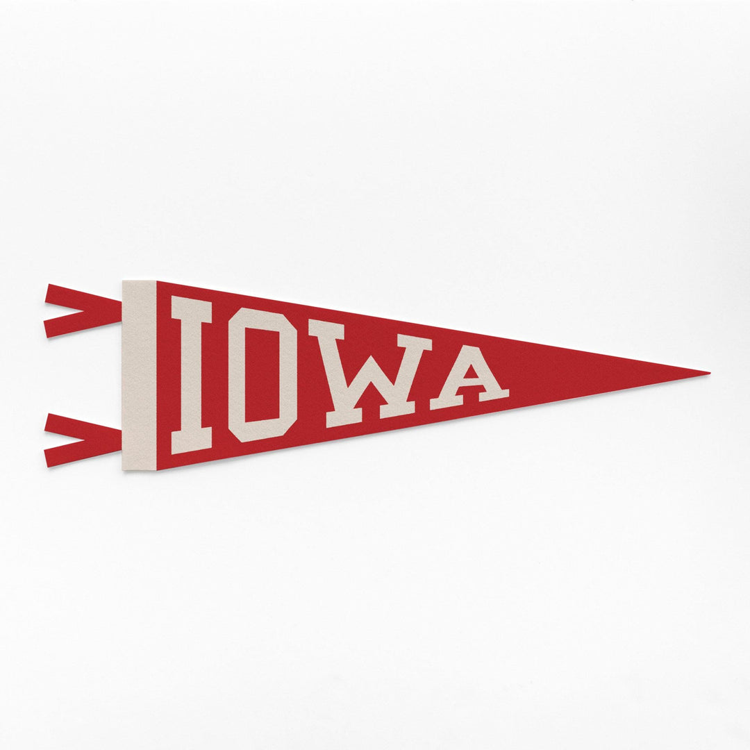 Iowa Varsity Felt Pennant