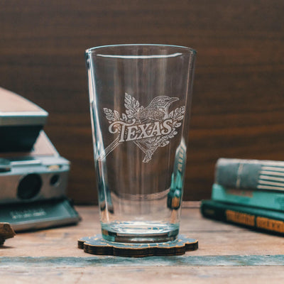 Texas State Bird Glasses