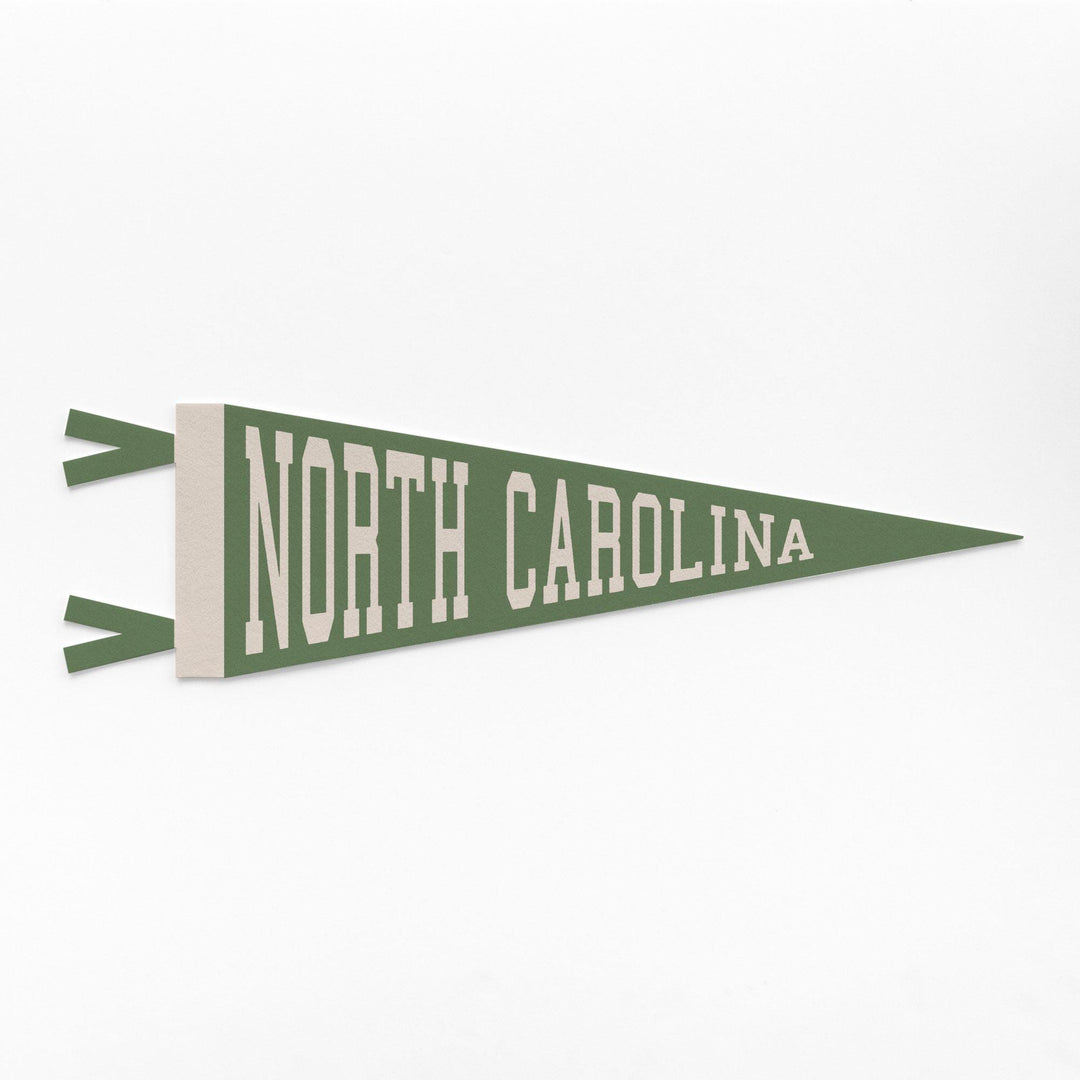 North Carolina Varsity Felt Pennant