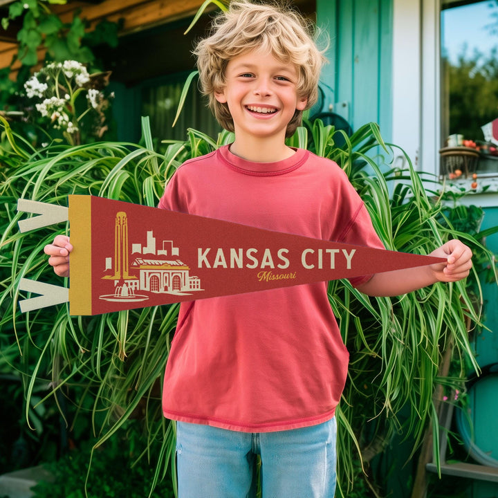 Kansas City Missouri Felt Pennant