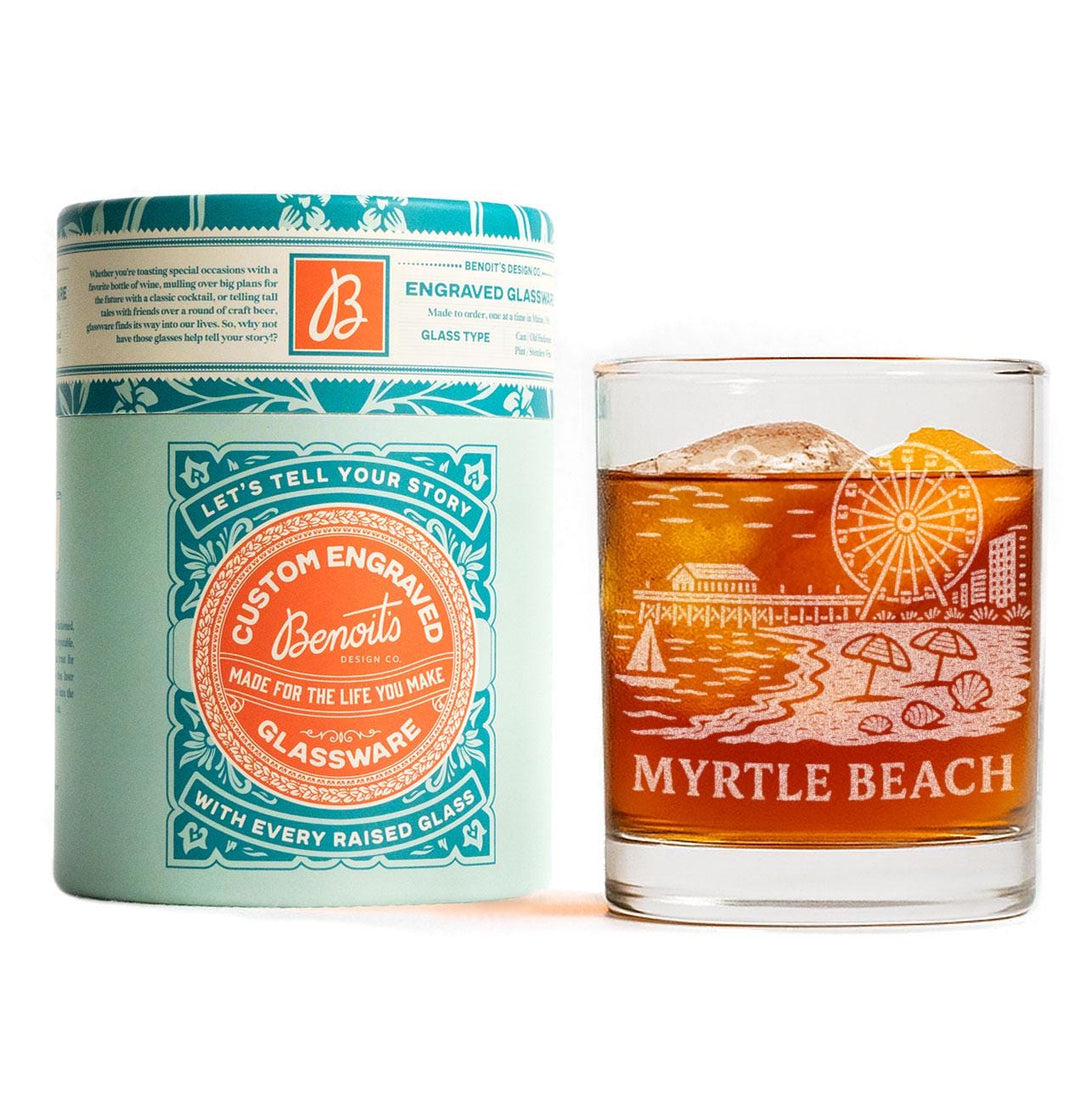 Myrtle Beach South Carolina Glasses