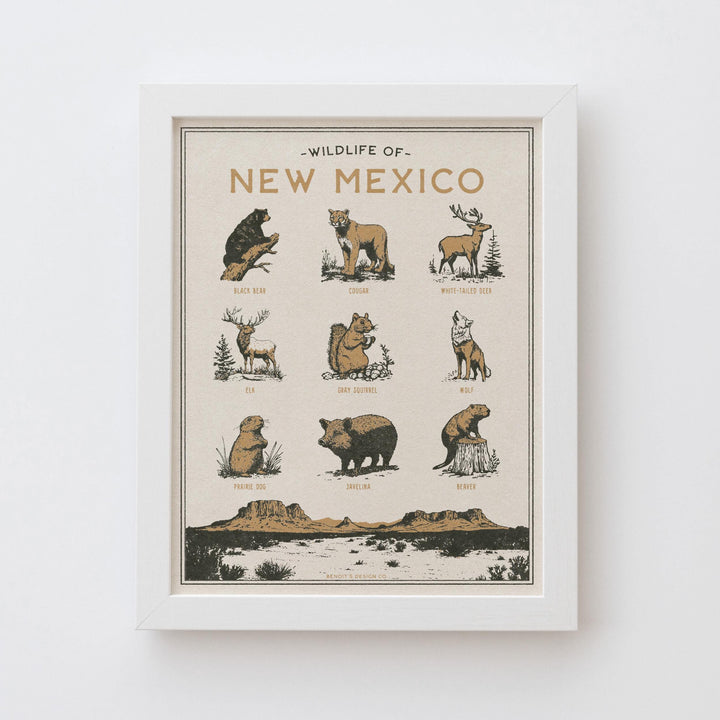 New Mexico Wildlife Print